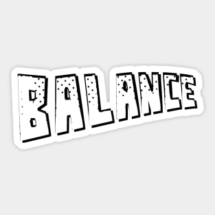 Balance Sticker